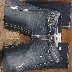 BKE Jeans Size 28R - light distressing.